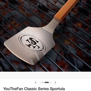 Stainless Steel Spatula with Branded Laser-Cut Logo San Francisco 49ers